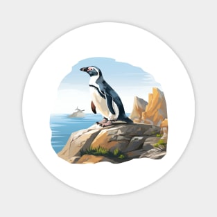 Galapagos Penguin Magnet